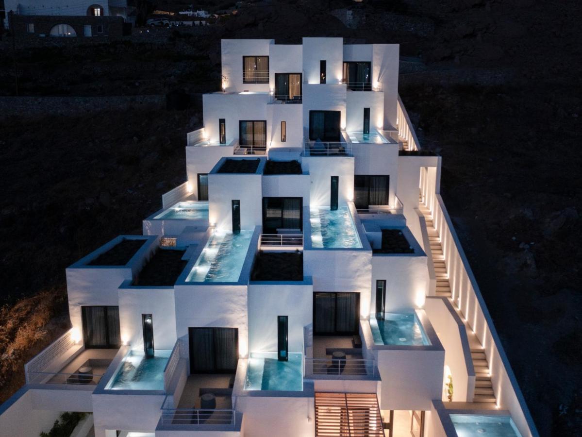 Cubic Mykonos Seafront Design Suites Ornós Eksteriør bilde